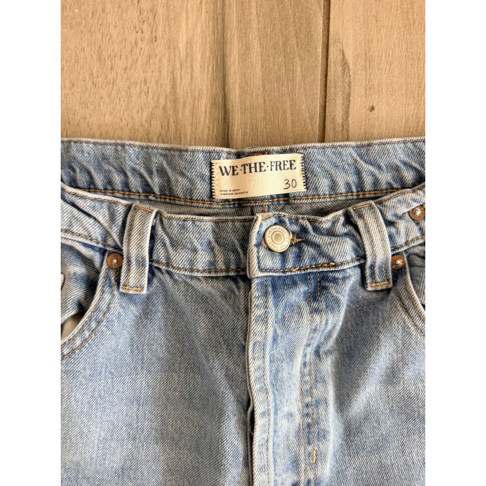 Free People Eden High Slouchy Jeans We The Free Slouchy Homefree Blue 30 - Picture 5 of 7
